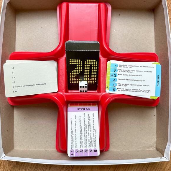 Golden NFL Trivia Game National Football League Edition Collectible NFL Game - Picture 2 of 4